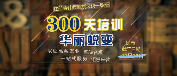 注册会计师长线一期班